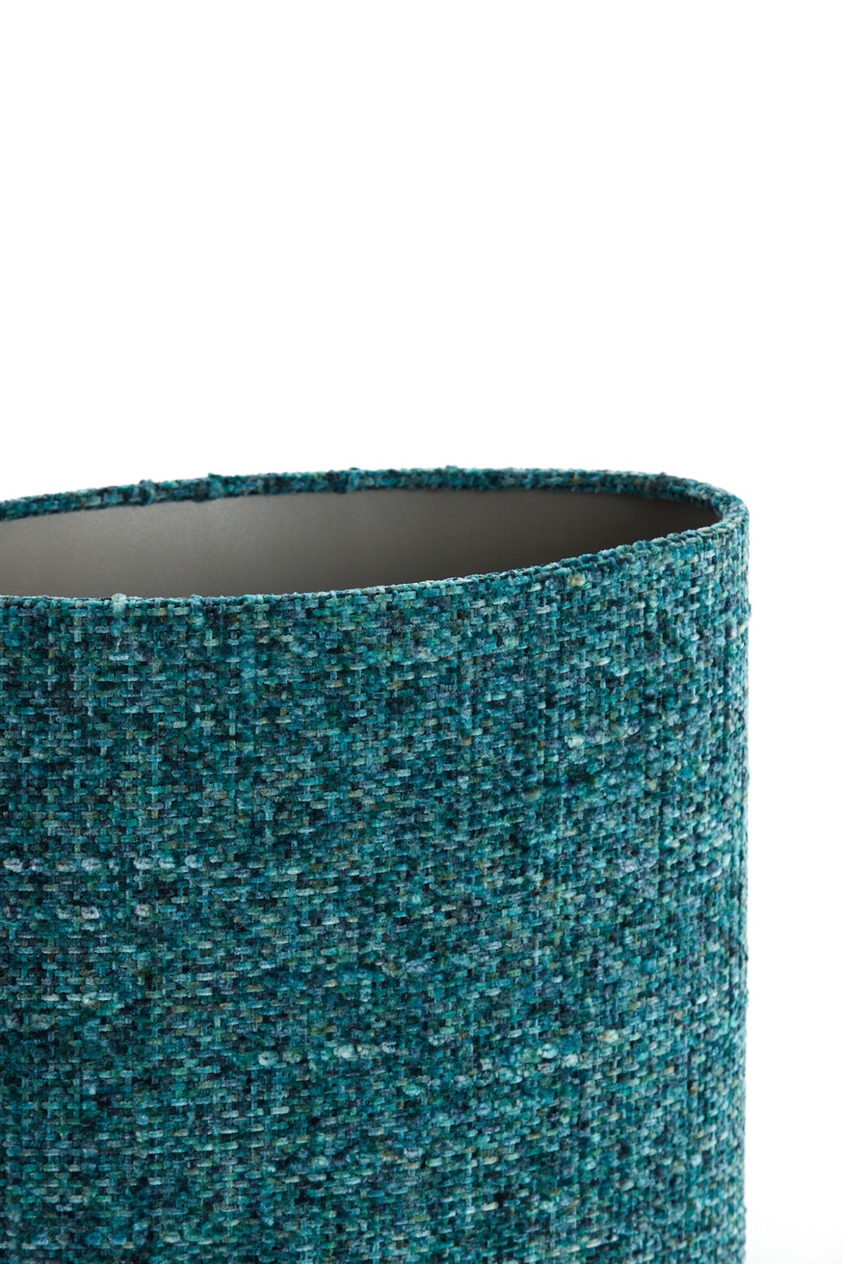 Paralume ovale blu in tessuto Osire Light & Living – disegno con le misure