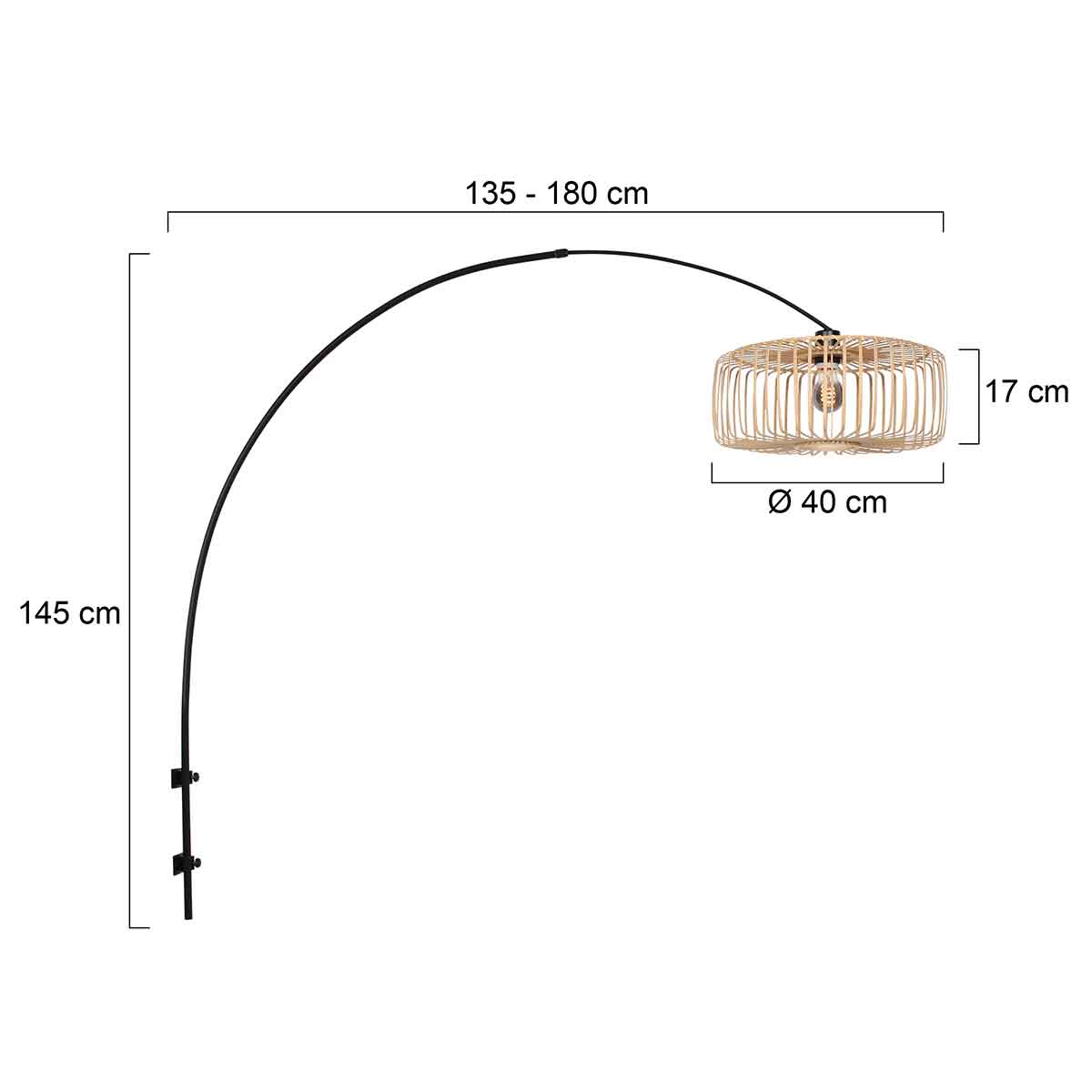 wand-booglamp-zwart-met-bamboe-kap-steinhauer-sparkled-light-variant-image7