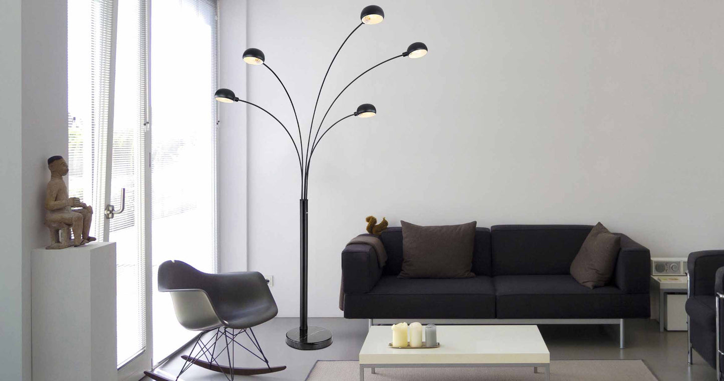 5-lichts-vloerlamp-zwart-koepelkappen-globo-seymour-variant-image3