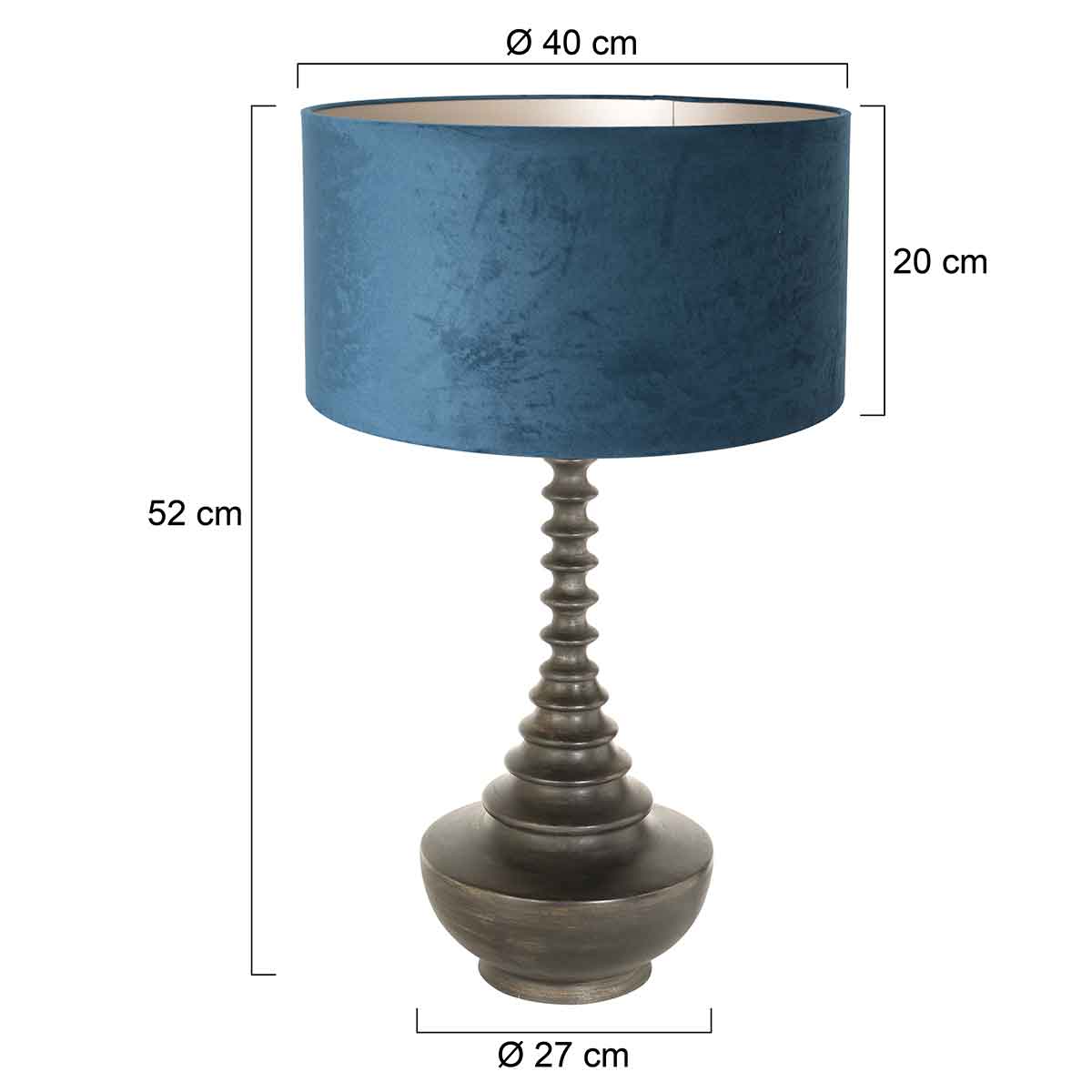 vintage-zwarte-tafellamp-blauwe-lampenkap-steinhauer-bois-variant-image7