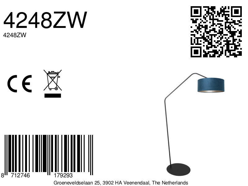 booglamp-zwart-met-velvet-blauwe-kap-anne-lighting-zigzag-variant-image8a