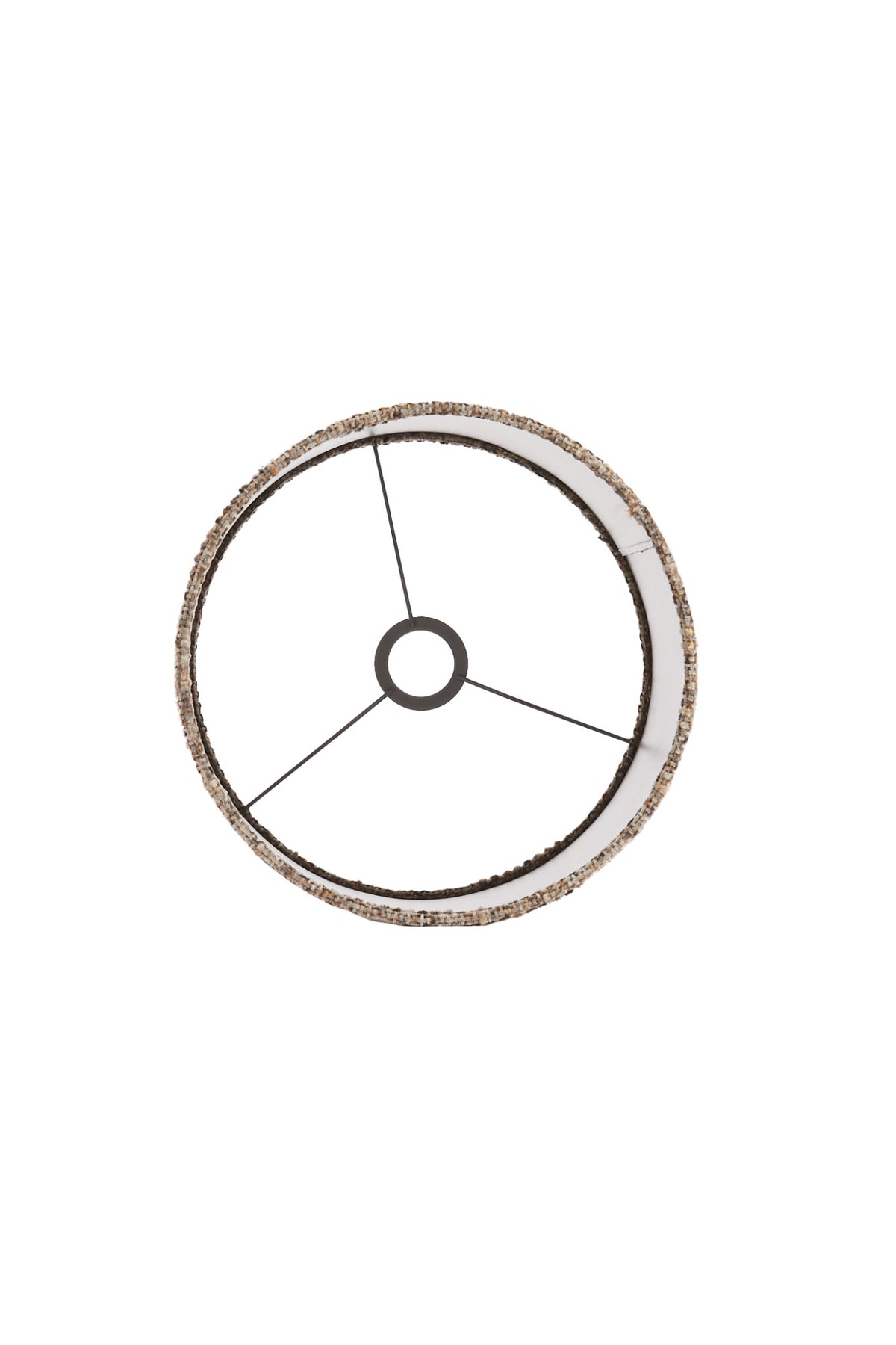 Текстилен абажур Light & Living Osire, сив, Ø30 см – чертеж с размери