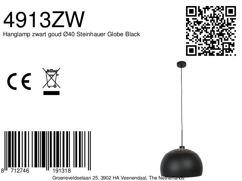 hanglamp-zwart-goud-o40-steinhauer-globe-black-variant-image8a