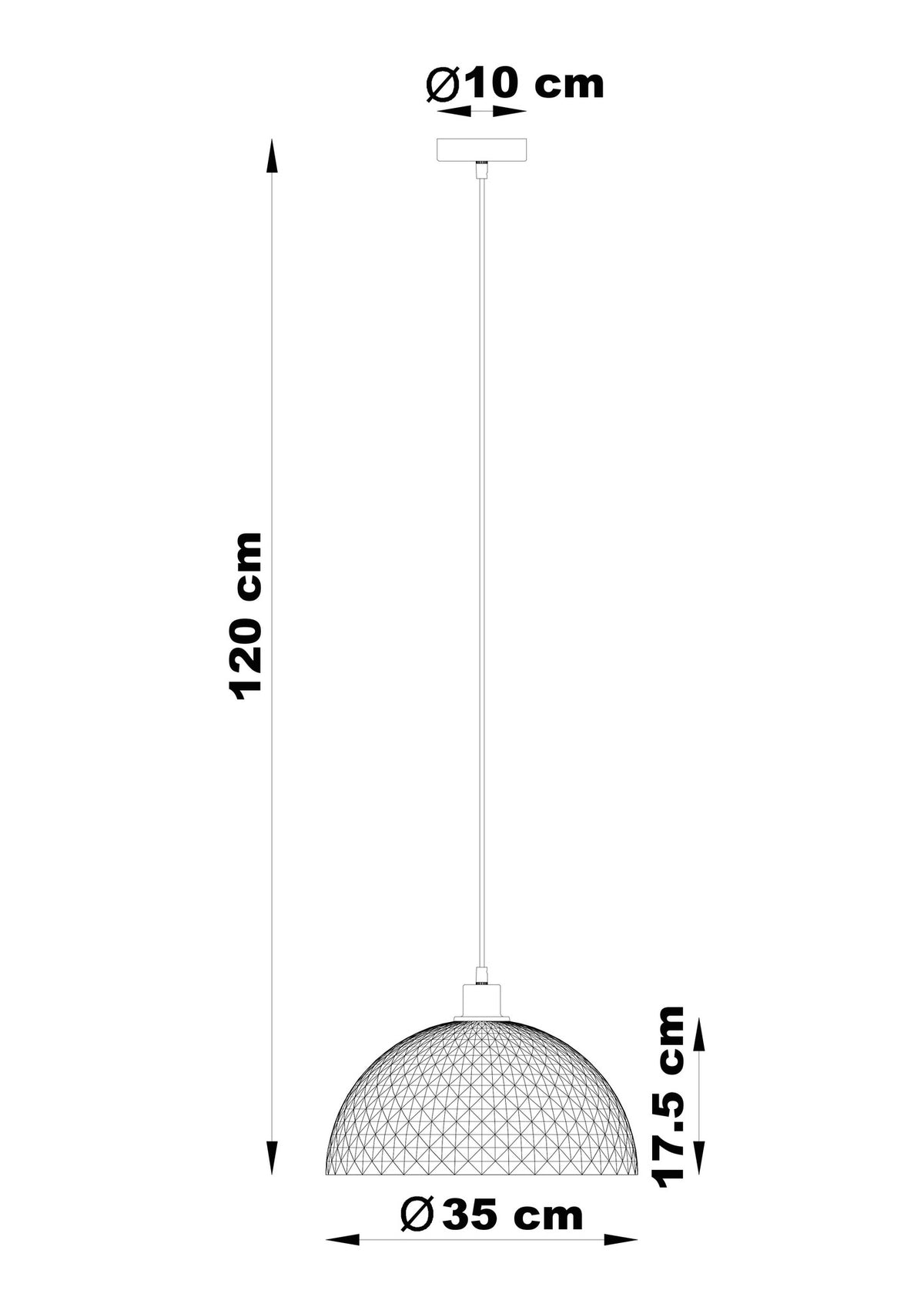 Lampada a sospensione moderna in vetro color nichel – immagine 5