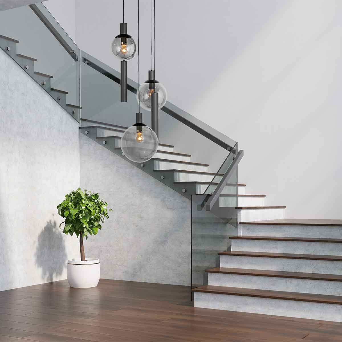 hanglamp-5-lichts-verticaal-glasbollen-kokers-zwart-steinhauer-bollique-led-variant-image2