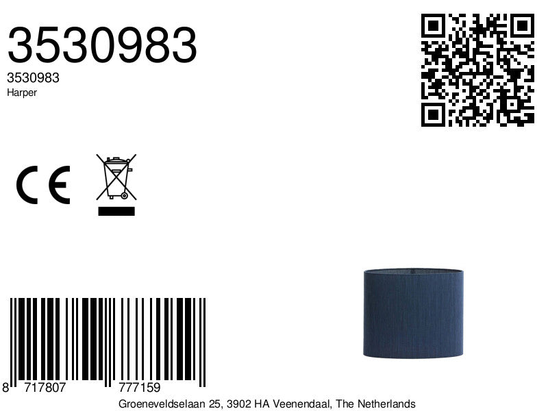 cilindervormige-lampenkap-donkerblauw-light-living-harper-variant-image8a