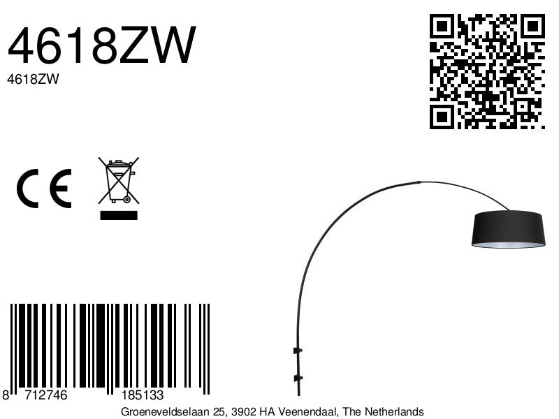 zwarte-boog-wandlamp-met-zwarte-linnen-kap-steinhauer-sparkled-light-variant-image8a
