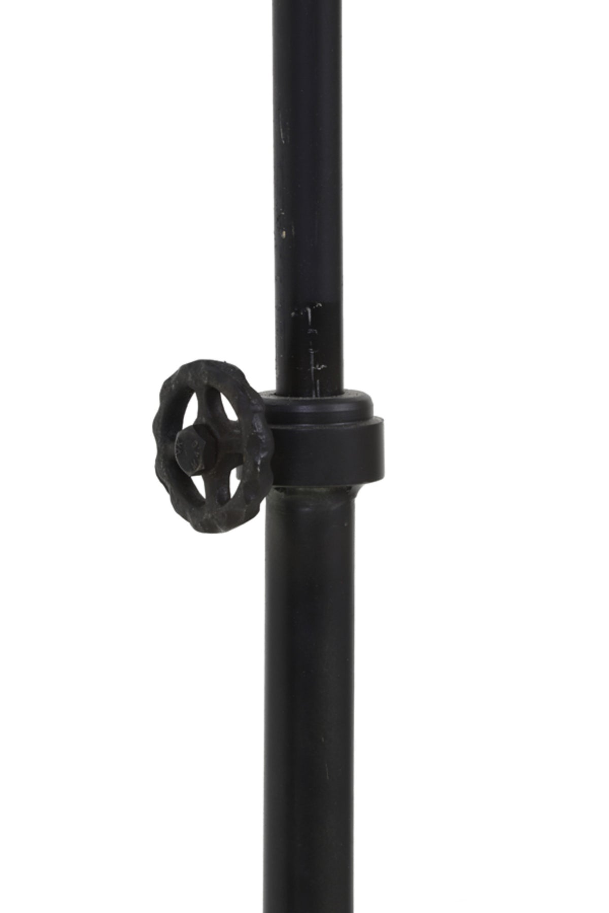 Черна ретро подова лампа Light & Living Jody – чертеж с размери