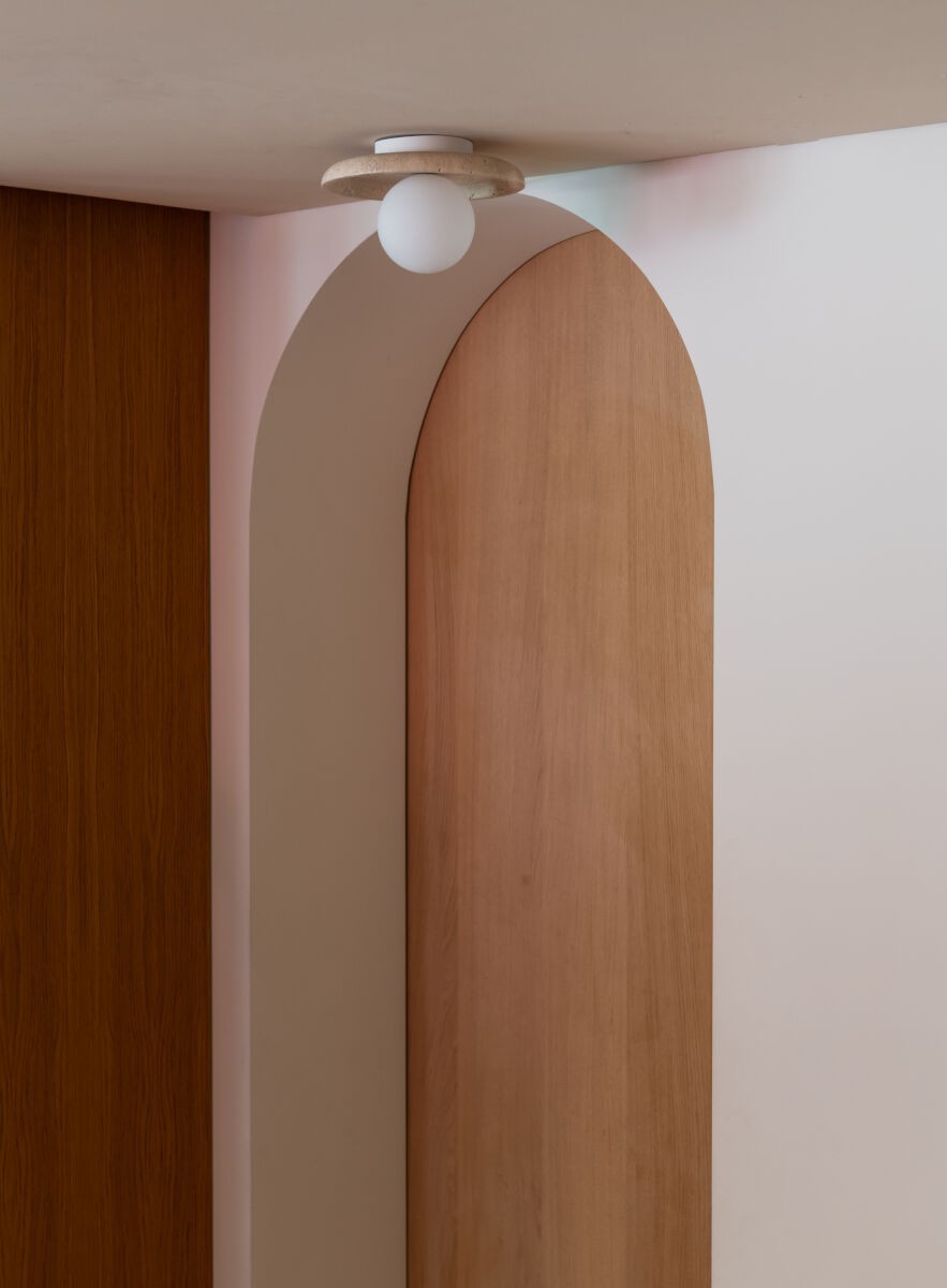 Suur valge travertiinist laelamp It's About RoMi Tivoli – pilt 6