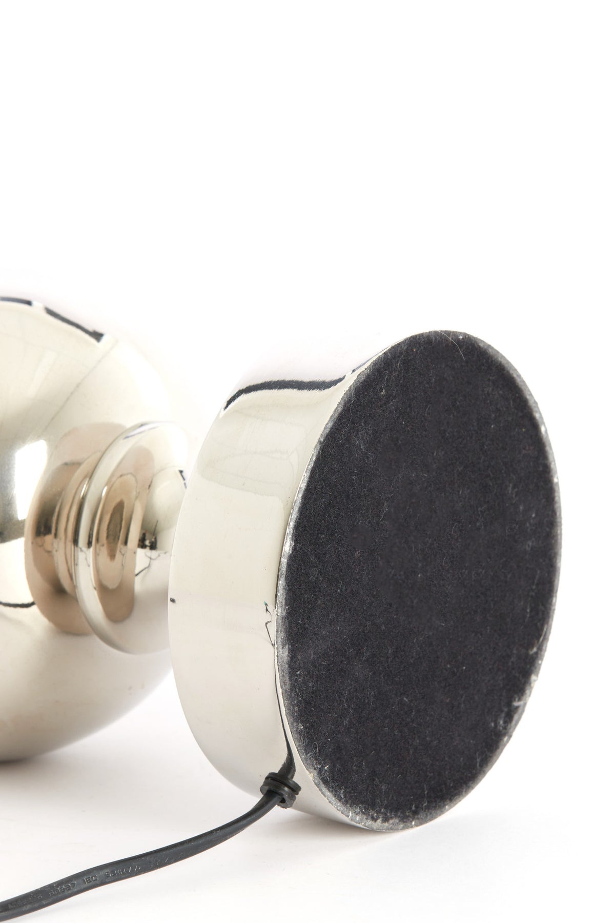 Klasyczna srebrna lampa stołowa Light & Living Cady – rysunek z wymiarami