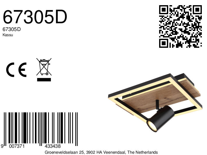 vierkante-plafondlamp-zwart-bruin-spot-globo-kassu-variant-image8a