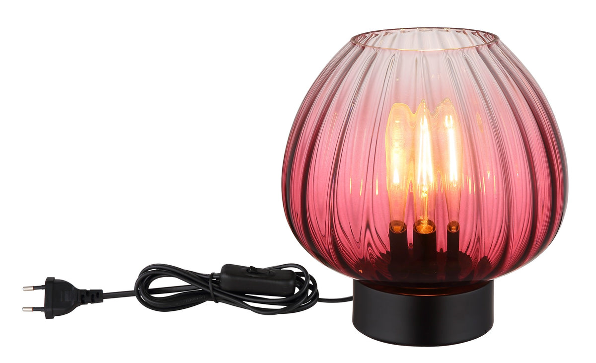 Lampada da tavolo nera sottile – immagine 2