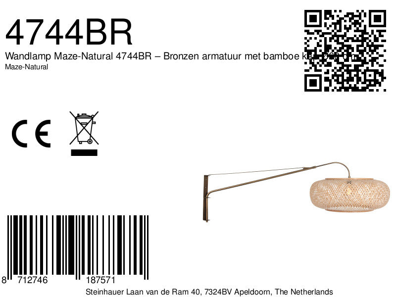 verstelbare-wandlamp-brons-met-bamboe-kap-steinhauer-maze-natural-variant-image8a
