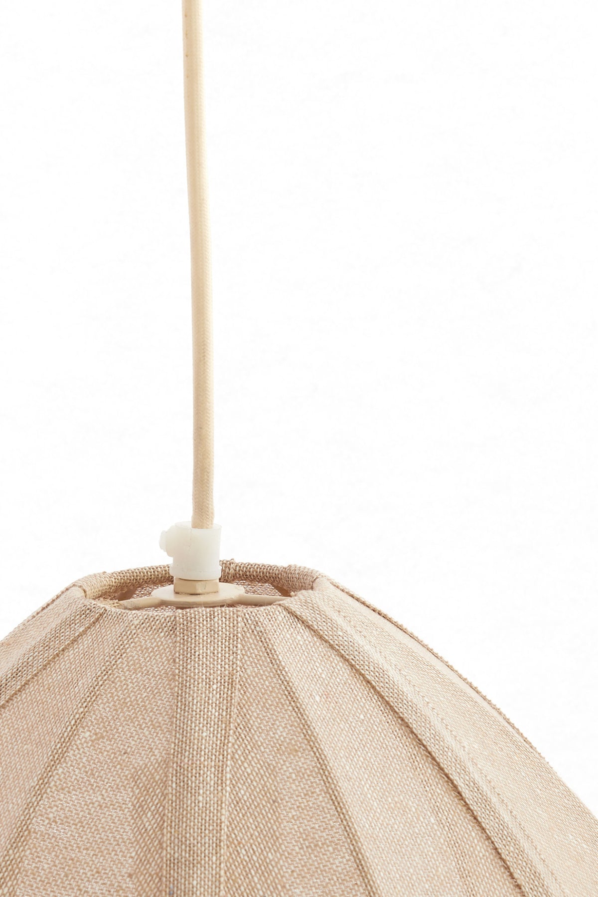 Bézs textil függőlámpa Light & Living Milatos – méretrajz