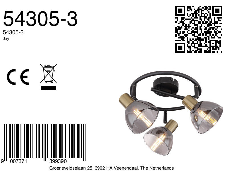 3-kap-spot-zwart-messing-rookglas-globo-jay-variant-image8a