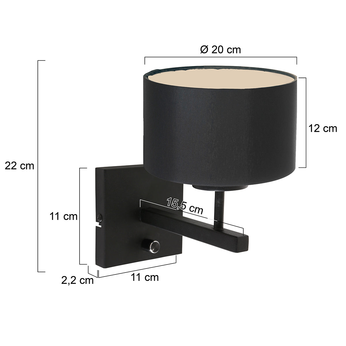 wand-schemerlamp-met-kap-steinhauer-stang-variant-image7