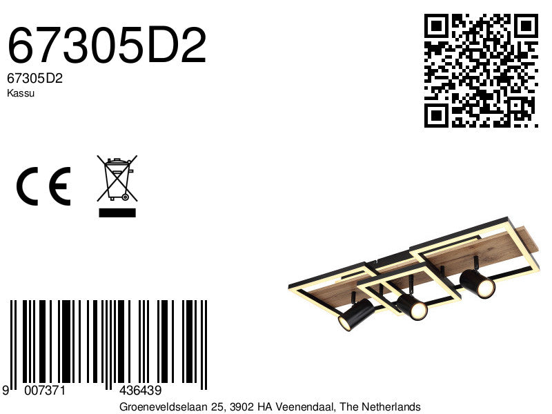 plafondlamp-3-vierkant-spots-zwart-bruin-globo-kassu-variant-image8a