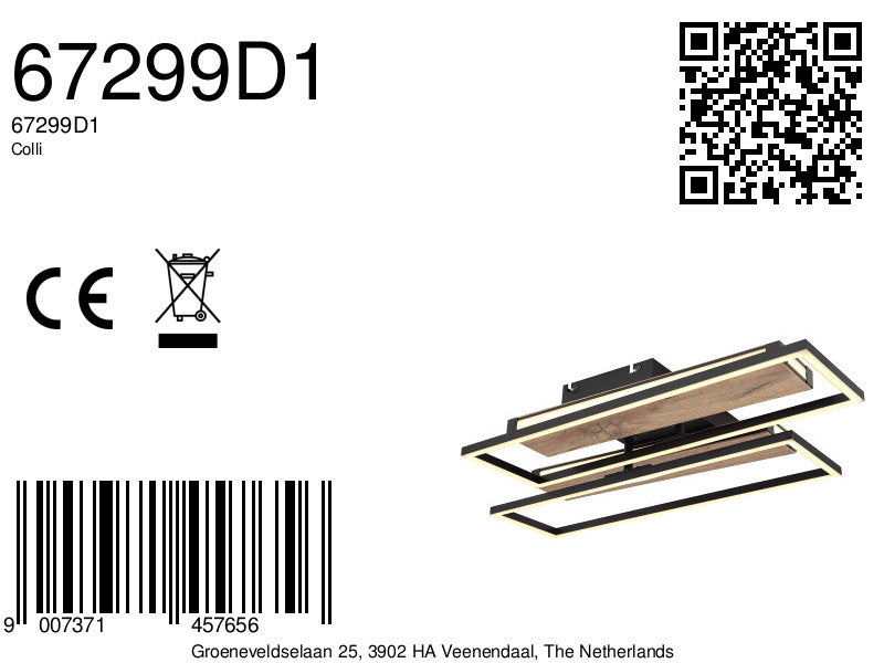 flexibele-veelhoekige-plafondlamp-zwart-bruin-globo-colli-variant-image8a