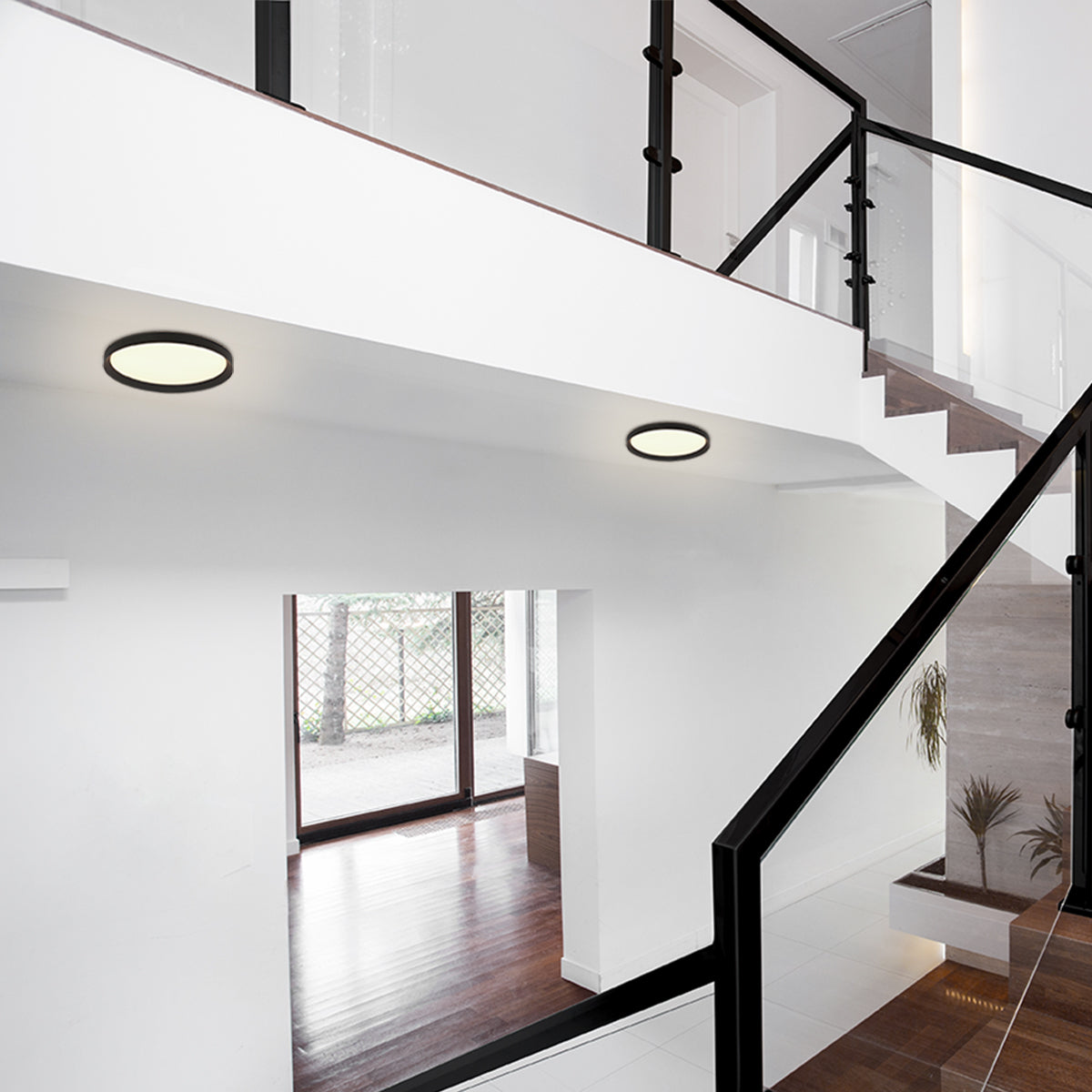 modern-zwart-rond-led-plafondlamp-steinhauer-ringlede-variant-image3