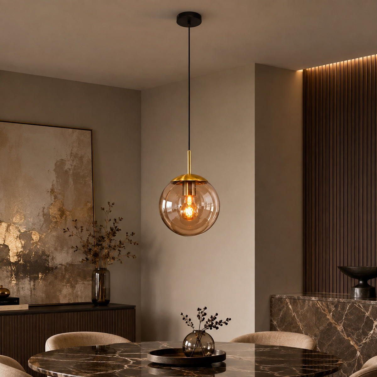 design-hanglamp-met-amber-glas-steinhauer-bollique-led-variant-image2