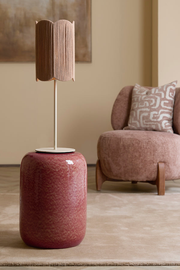 Lampă cu abajur mic de culoare nisipoasă Light & Living Siva – imaginea 4