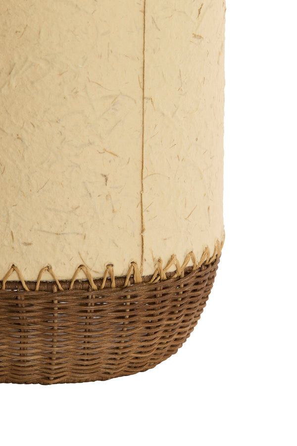 Lille beige papir bordlampe Light & Living Tio – billede 5