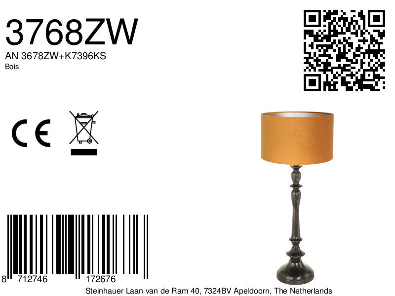 vintage-oranje-tafellamp-zwarte-voet-steinhauer-bois-variant-image8a