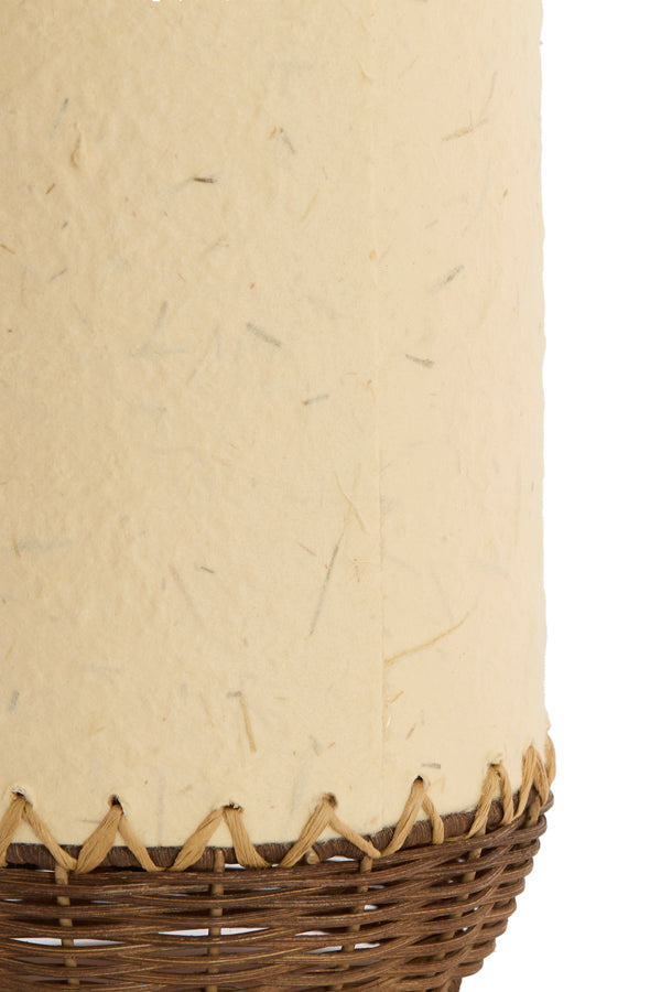 Lâmpada de mesa de papel bege extra grande Light & Living Tio – imagem 5