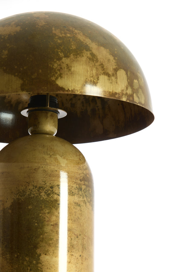 Didelė auksinė metalinė stalinė lempa Light & Living Tolima – nuotrauka 5