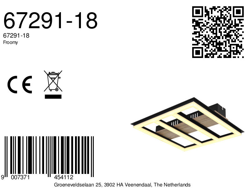 zwart-raster-moderne-plafondlamp-globo-froomy-variant-image8a