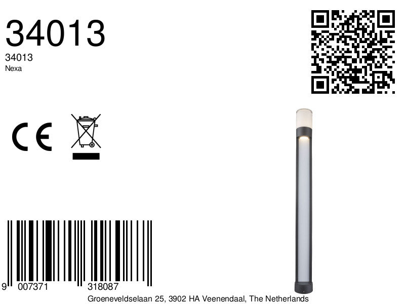 moderne-aluminium-buitenlamp-grijs-globo-nexa-variant-image8a