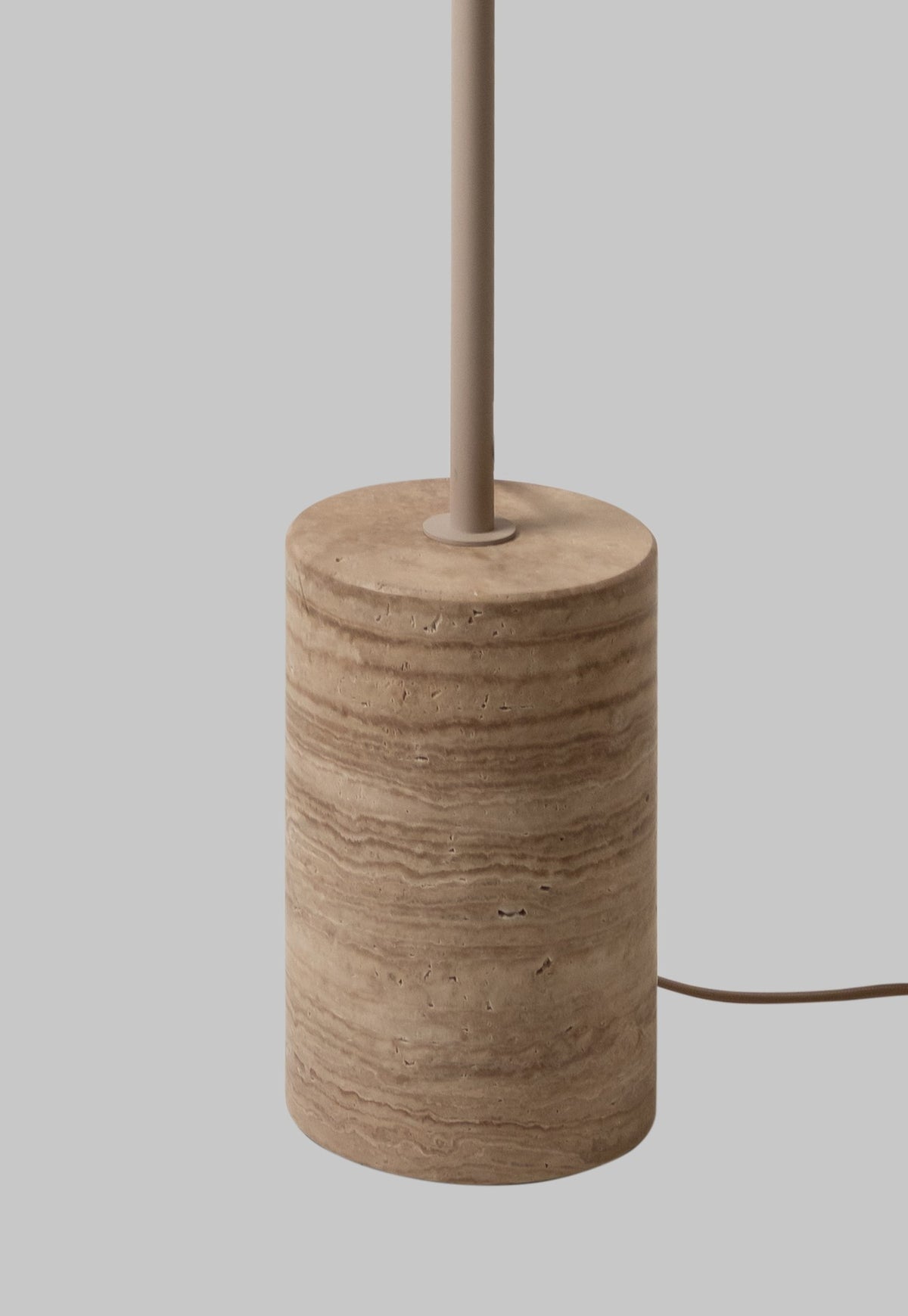 Elegantná piesková travertínová podlahová lampa It's About RoMi Tivoli – rozmerový nákres