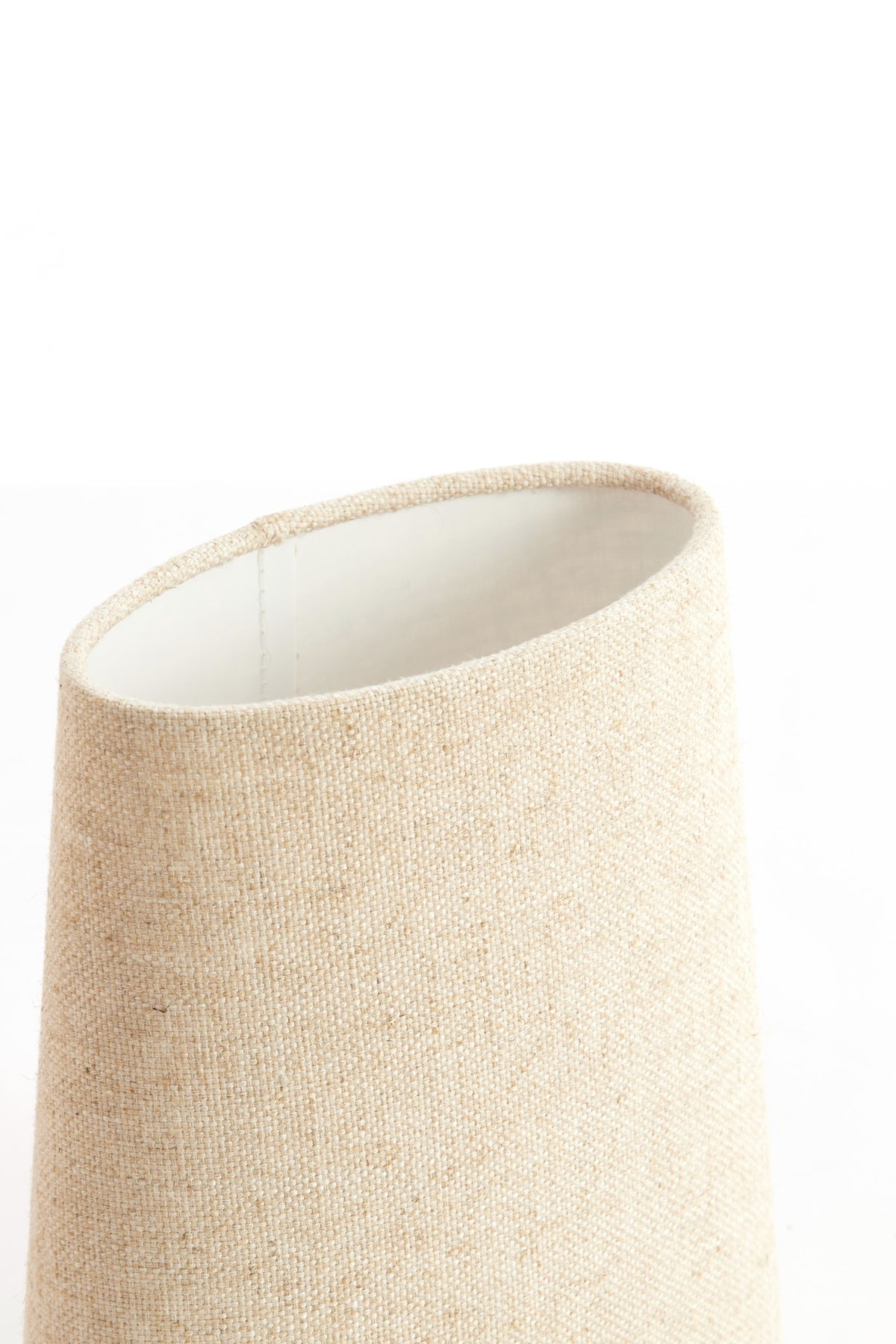 Light & Living Livigno Natural Fabric Lampshade – dimension drawing