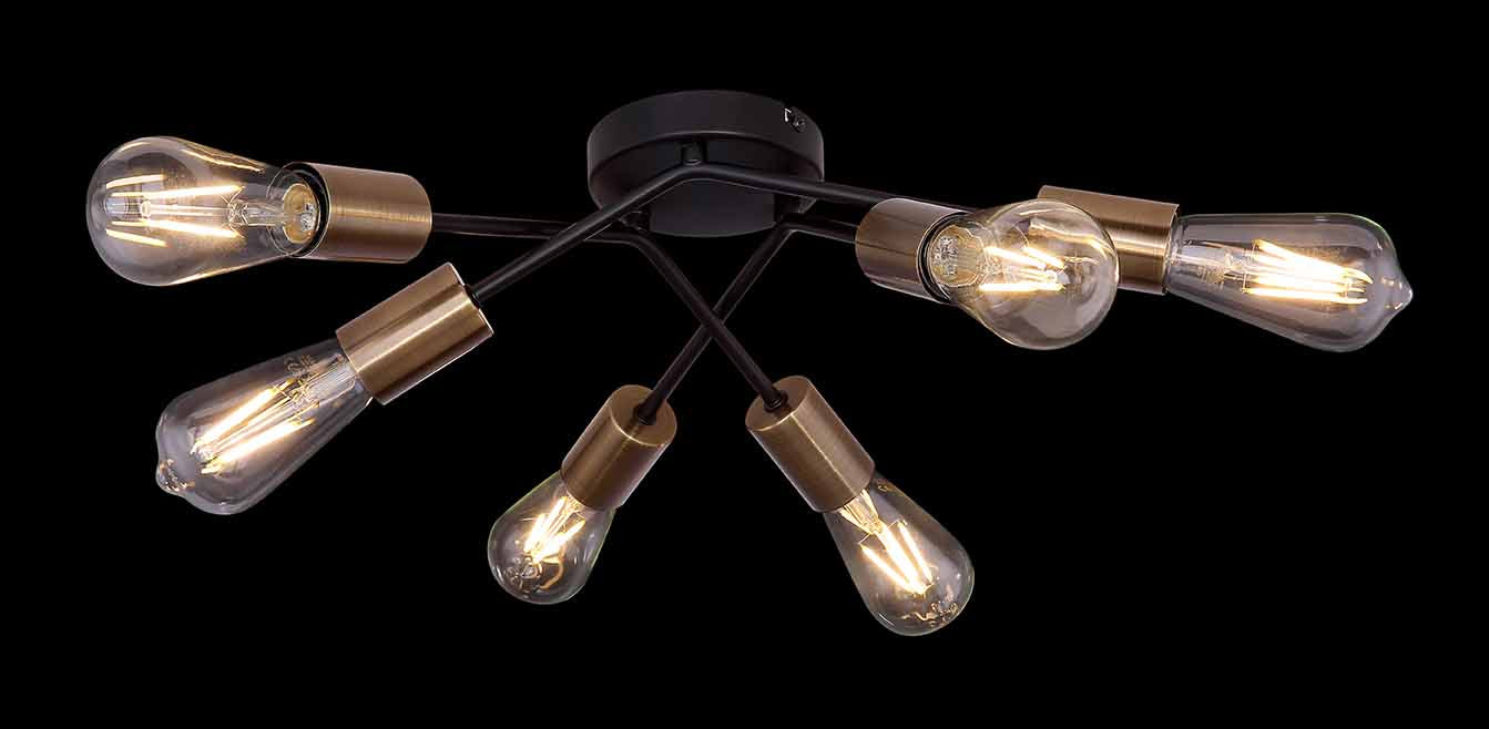 flexibele-6-lichts-plafondlamp-zwart-messing-globo-sarini-variant-image3