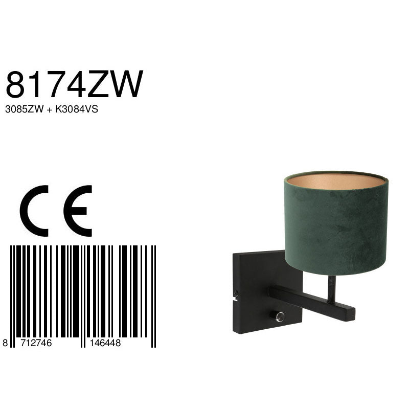 zwarte-wandlamp-met-groene-kap-steinhauer-stang-variant-image8a
