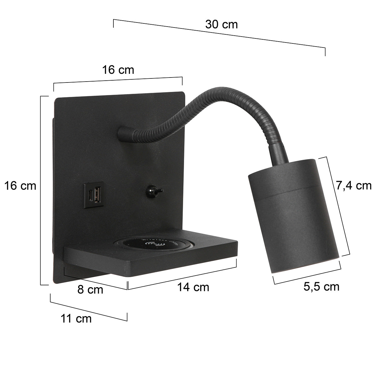 moderne-vierkante-buigbare-wandlamp-zwart-mexlite-upround-variant-image7