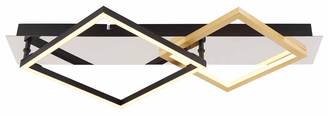 plafondlamp-2-lichts-ruitvormen-zwart-goud-globo-lesina-variant-image1