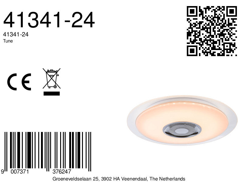 moderne-speaker-plafondlamp-wit-globo-tune-variant-image8a