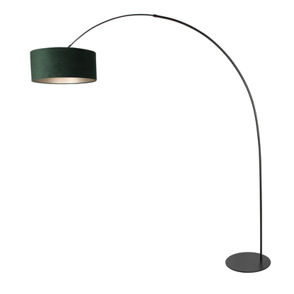 trendy-booglamp-zwart-velvet-groene-kap-anne-lighting-curve-variant-image1