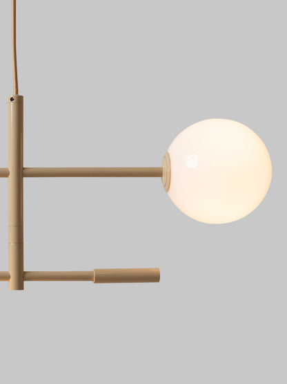 Lustre de 4 luzes em vidro bege refinado It's About RoMi Copenhagen – imagem 5