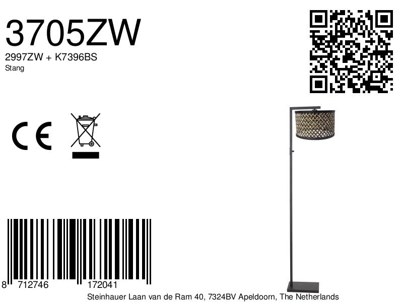 staand-vloerlamp-zwart-met-patroonkap-steinhauer-stang-variant-image8a