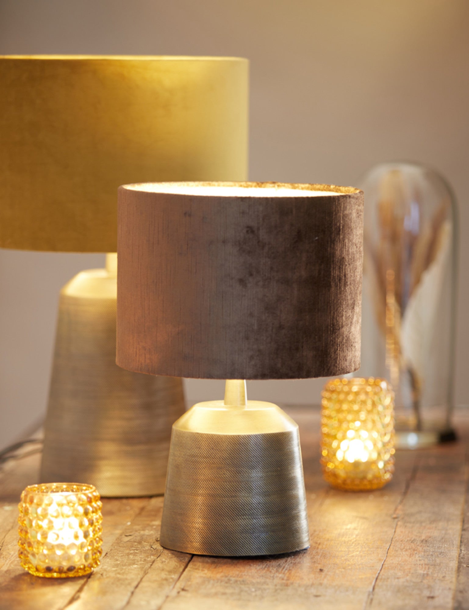 cilindrische-bruine-fluwelen-lampenkap-light-living-gemstone-variant-image3