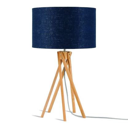 blauwe-tafellamp-bamboe-linnen-bohemien-good-mojo-kilimanjaro-main-image
