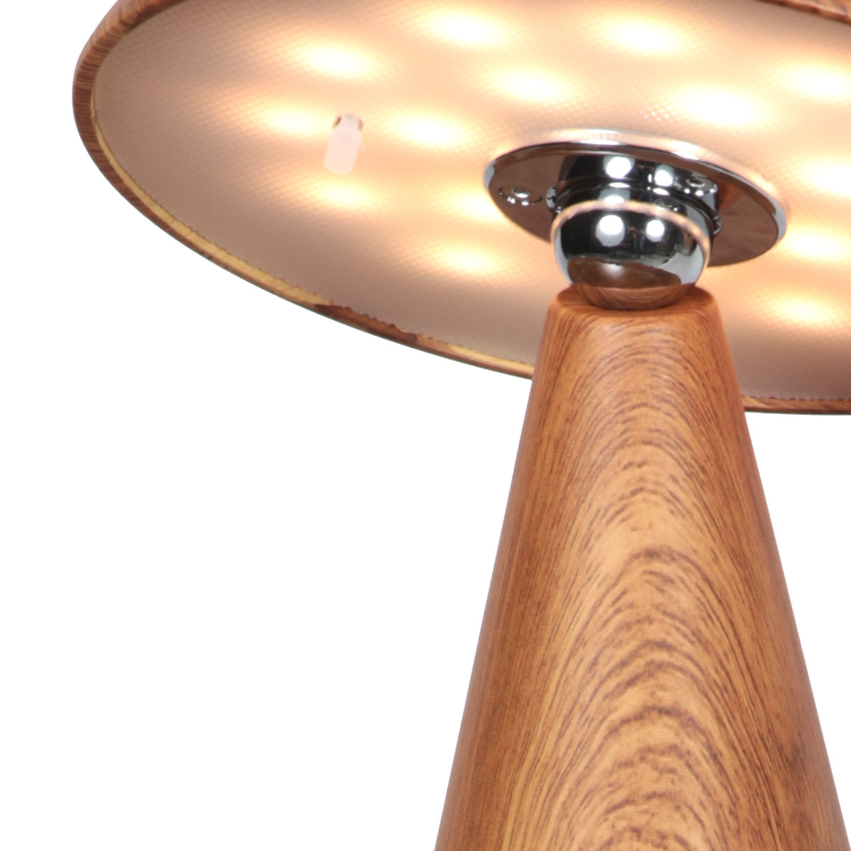 Įkraunama LED stalo lempa šviesios bukmedžio Anne Light Mush – nuotrauka 4