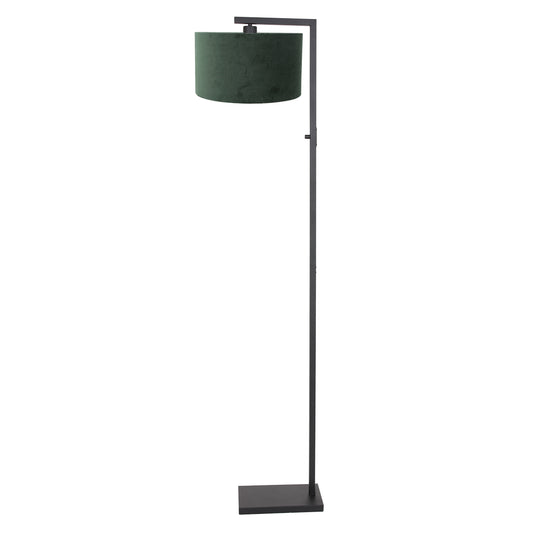 zwarte-moderne-vloerlamp-met-groene-kap-steinhauer-stang-main-image
