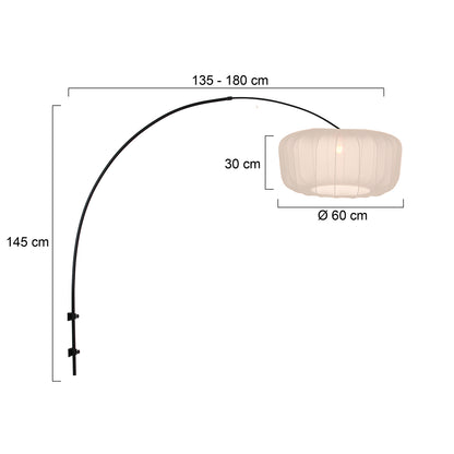 zwarte-boog-wandlamp-met-beige-kap-steinhauer-vella-lino-variant-image7