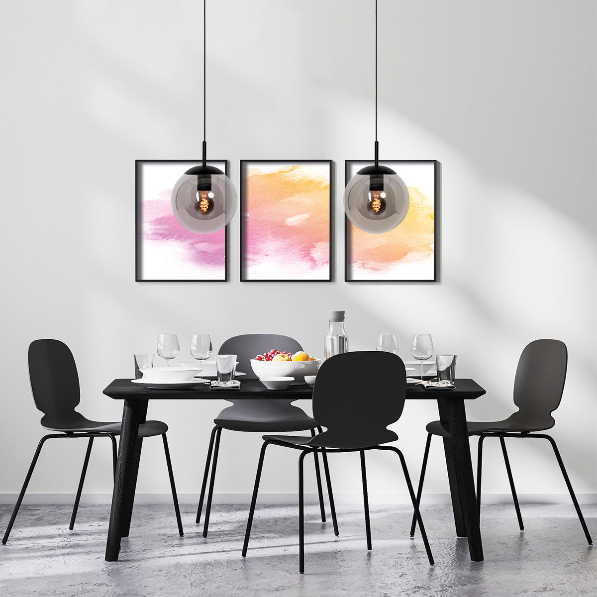 Lampada a sospensione Bollique in vetro fumé Steinhauer – immagine 2