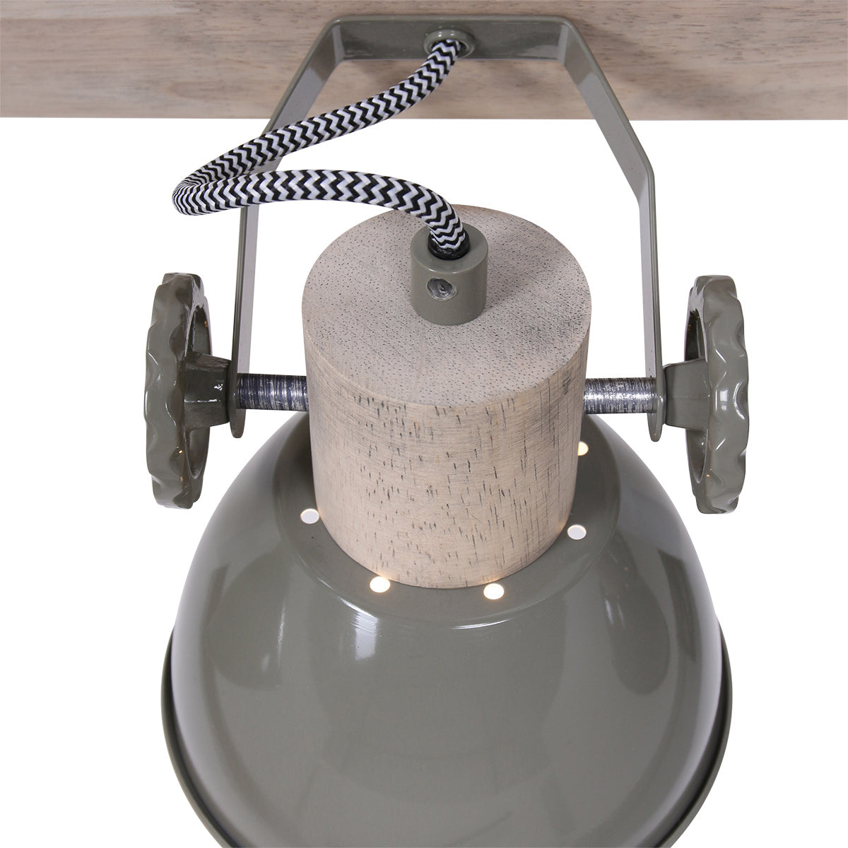Mexlite Gearwood 4-lichts plafondspot groen – afbeelding 6