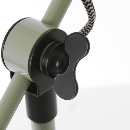 Grøn industriel bordlampe Mexlite Nove – billede 10