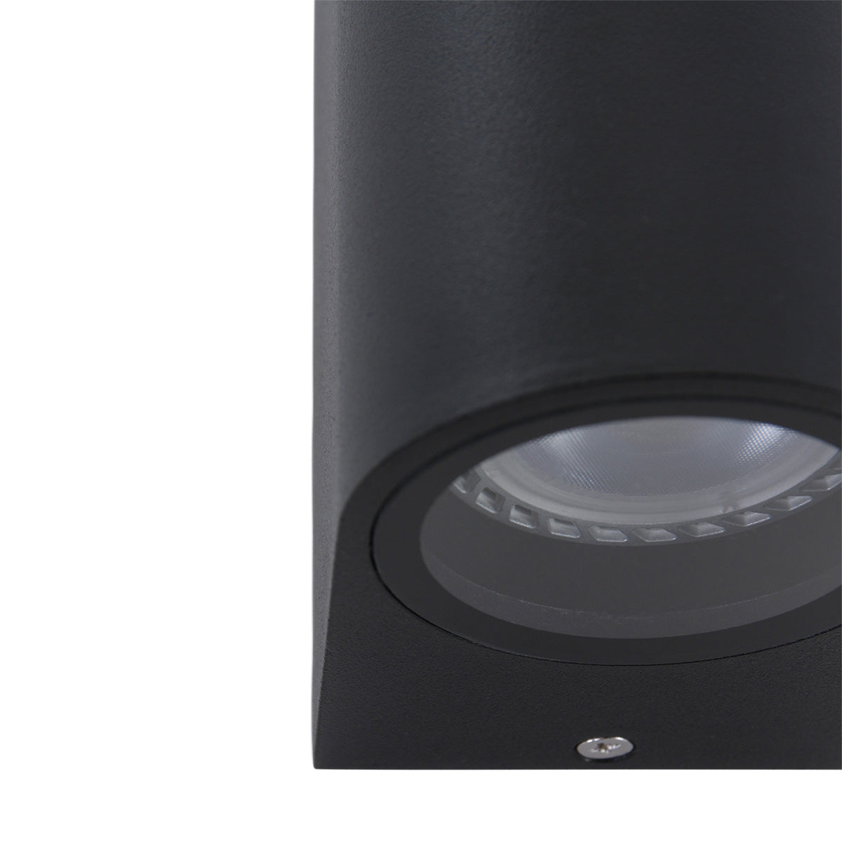 Moderne zwarte GU10 buitenwandlamp Steinhauer – afbeelding 5